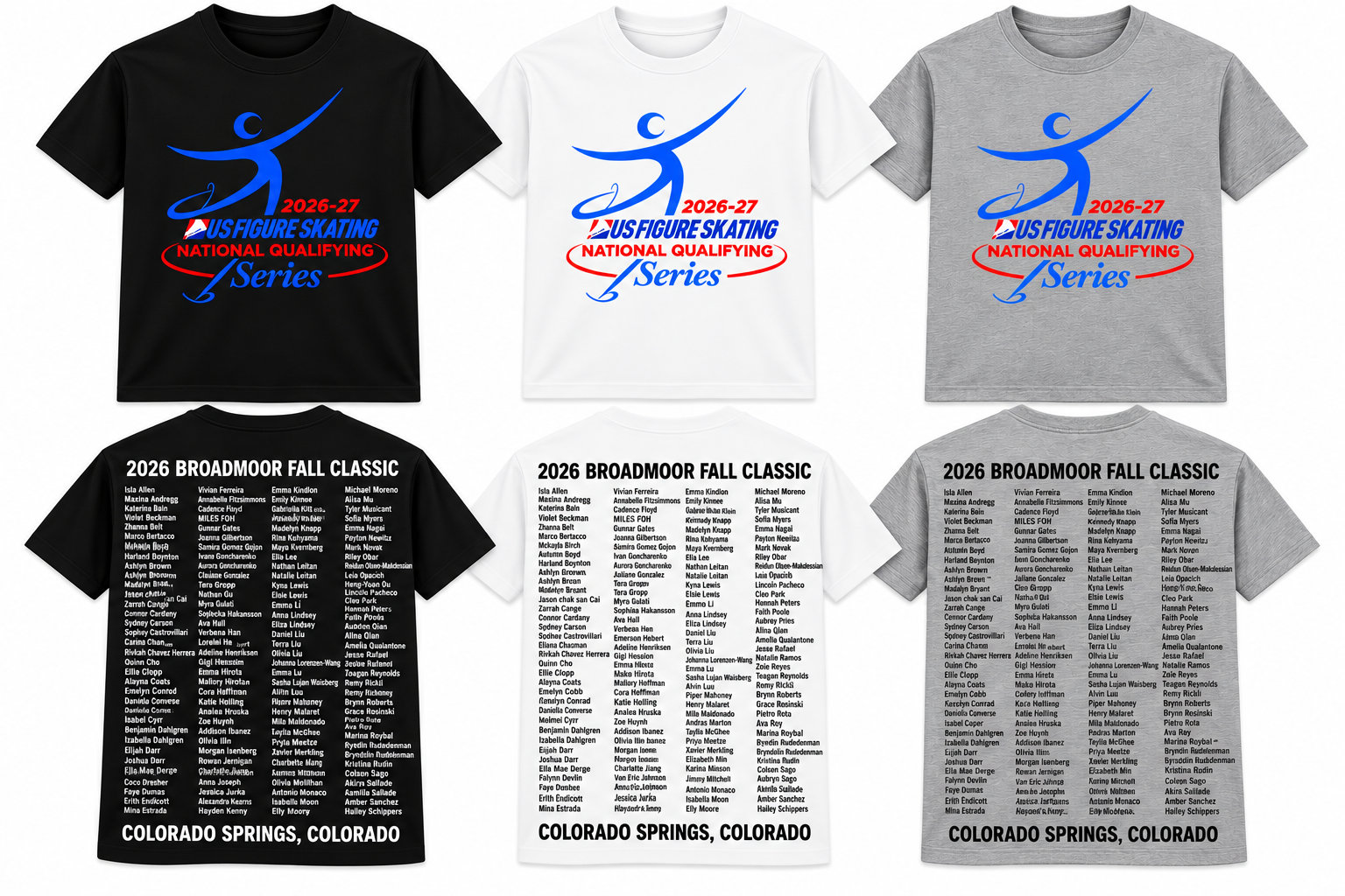 T-SHIRTS – Black, White & Gray